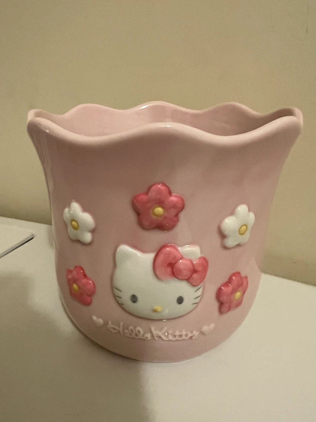 Hello Kitty Ceramic Planter Size L