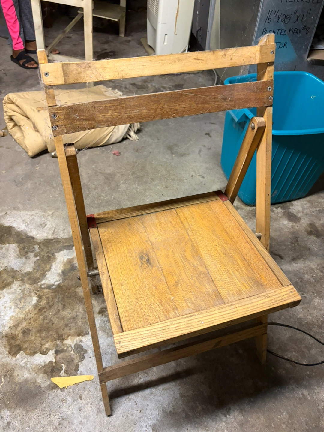 Vintage Wooden Folding Chair