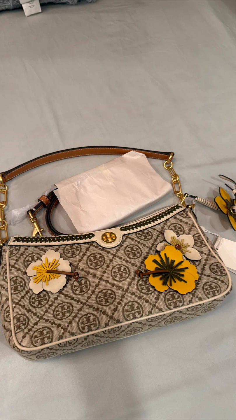Tory Burch T Monogram Braided Studio Bag - photo 4