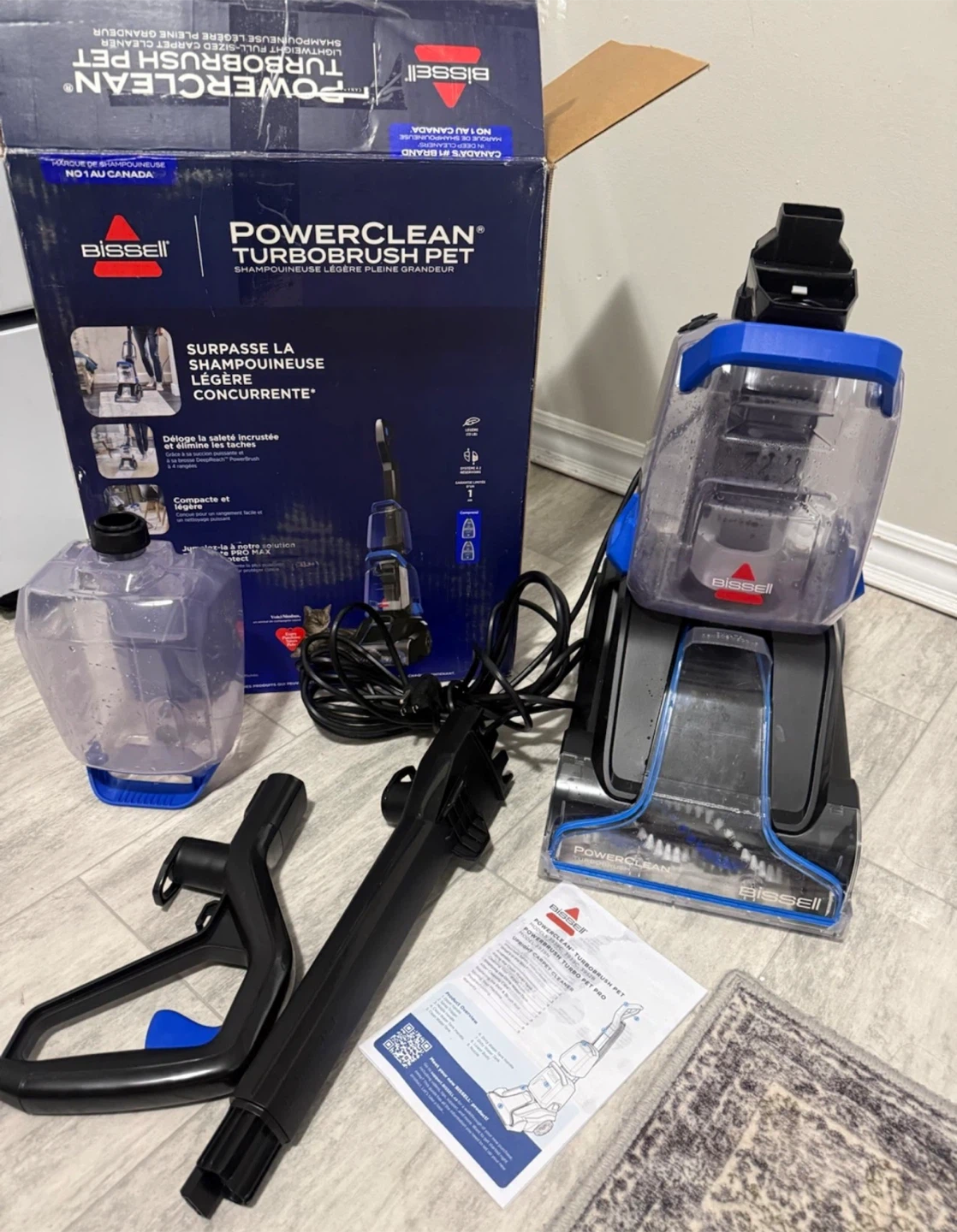 LIKE NEW Bissell PowerClean Carpet Cleaner + Shampoo