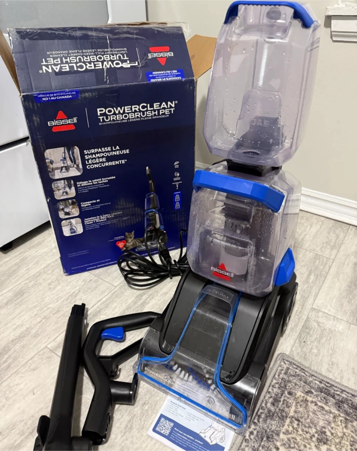 LIKE NEW Bissell PowerClean Carpet Cleaner + Shampoo - photo 4