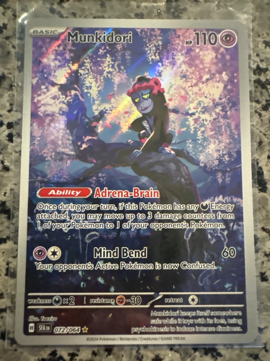 Munkidori 072/064 Pokémon Trading Card