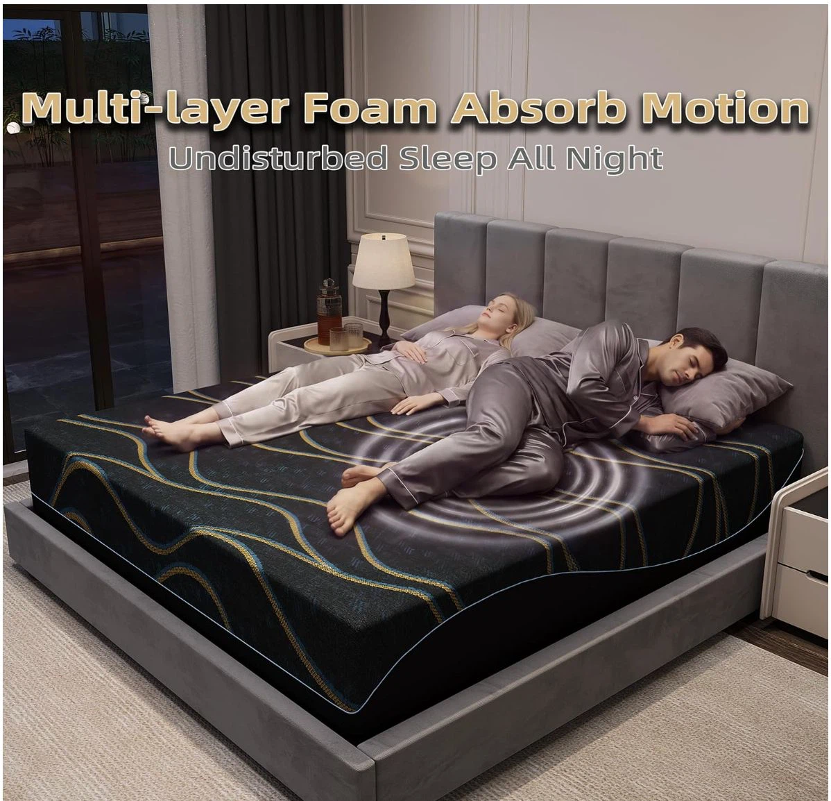 Multi-layer Cooling Gel Memory Foam Mattress