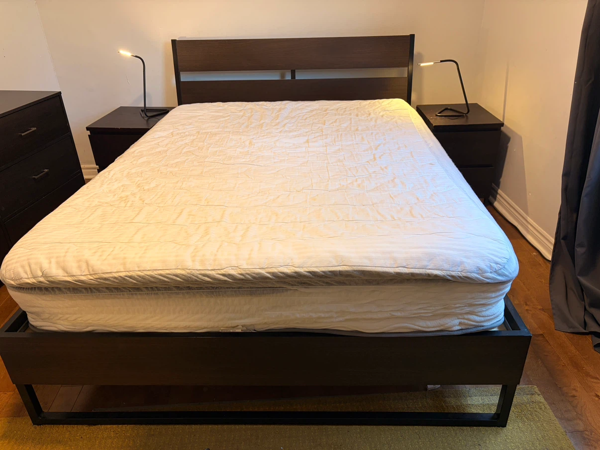 IKEA Queen bed frame with slats - photo 2
