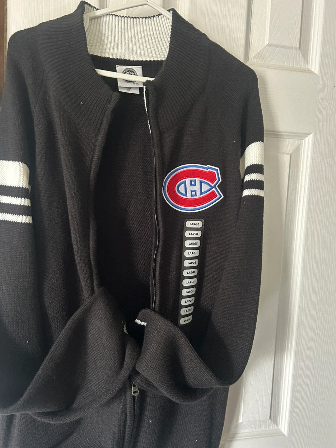 Montreal Canadiens Full-Zip Knit Sweater