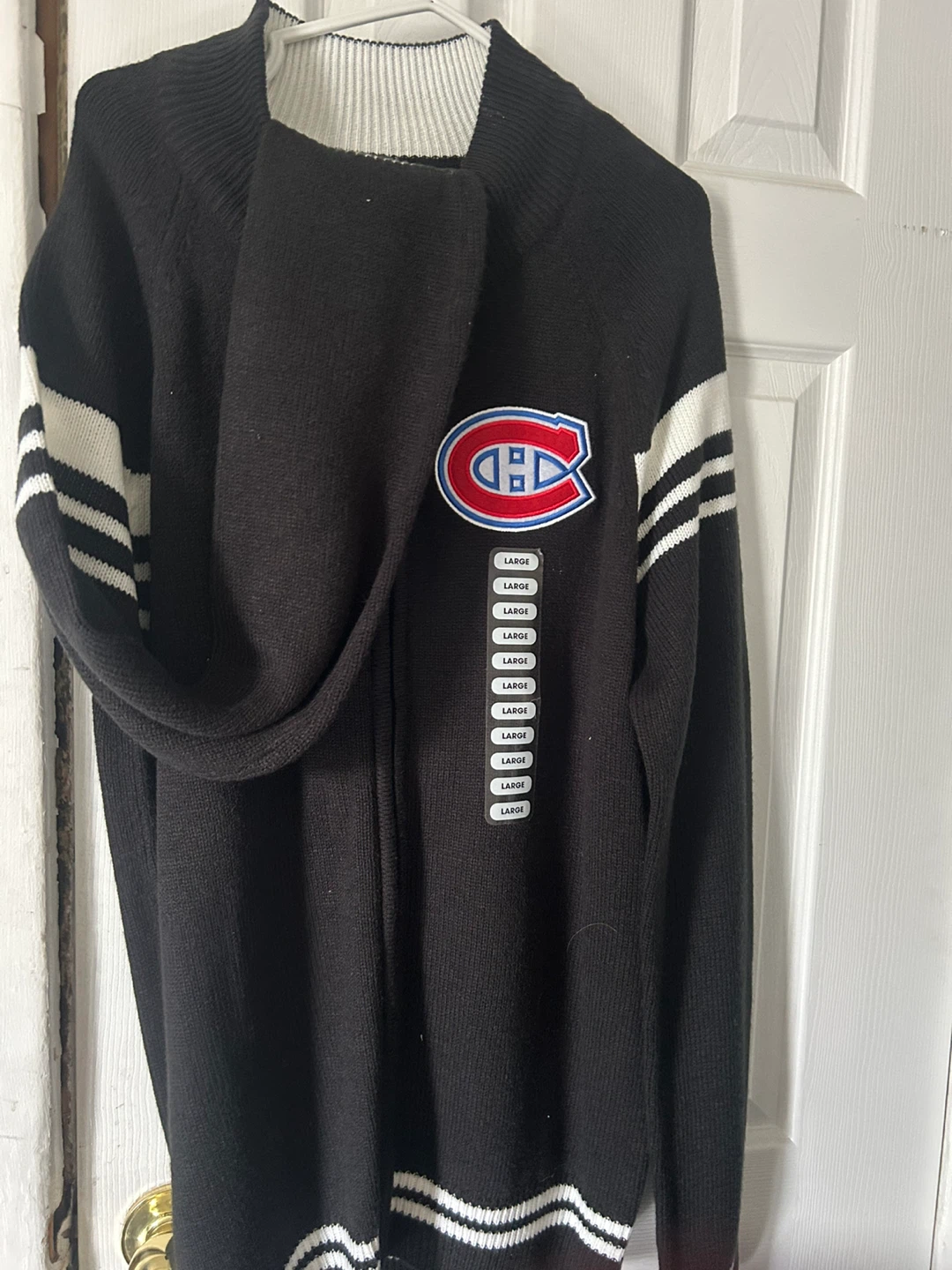 Montreal Canadiens Full-Zip Knit Sweater - photo 2