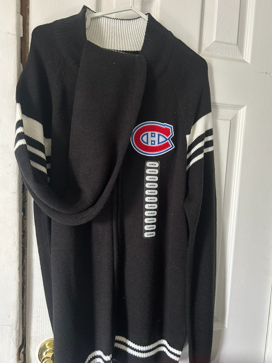 Montreal Canadiens Full-Zip Knit Sweater - photo 3