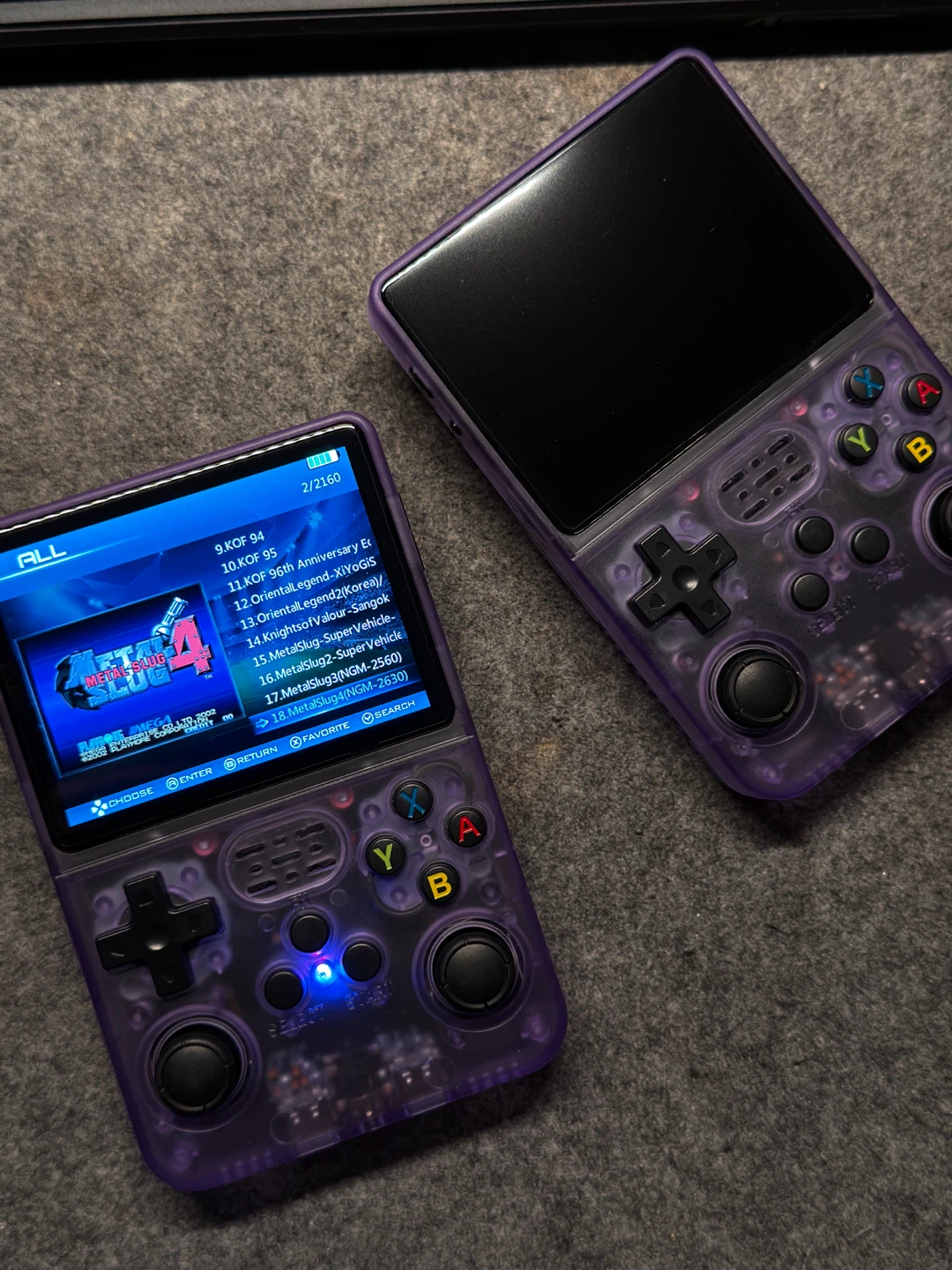 R36S Handheld Gaming Device - 64GB Purple - photo 3