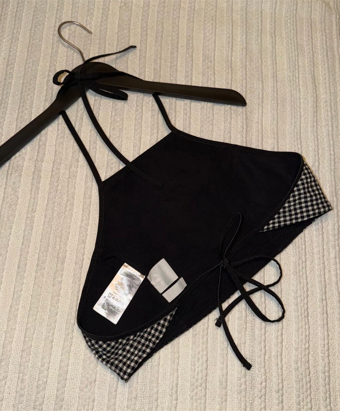 Adidas Gingham Halter Top