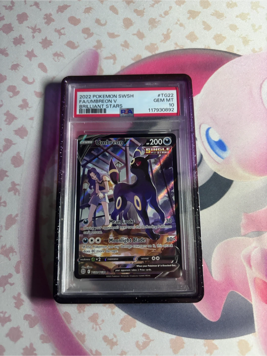 PSA 10 Umbreon V Brilliant Stars TG22