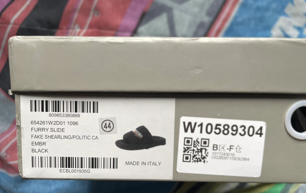 New Balenci Furry Slides - photo 5