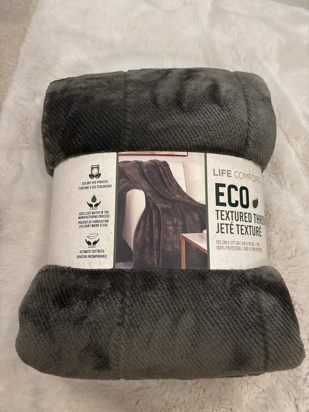 Life Comfort Eco Textured Throw