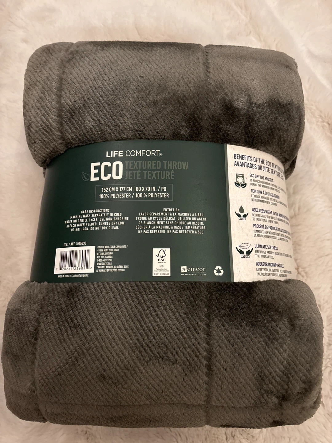 Life Comfort Eco Textured Throw - photo 2