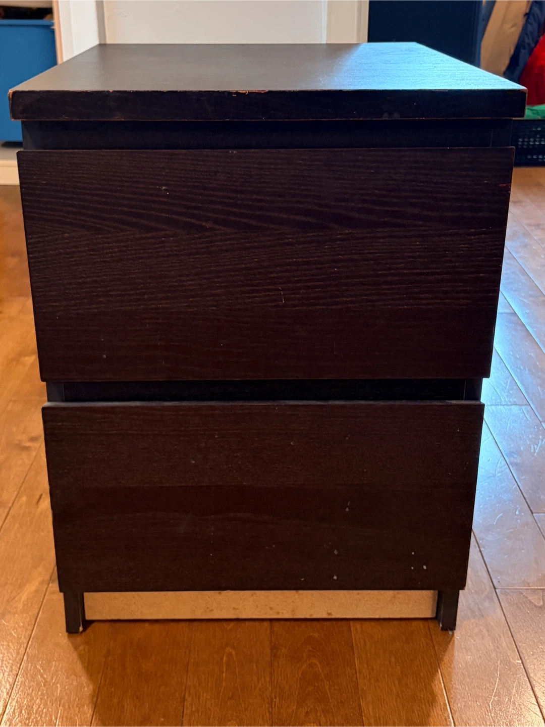 Two Dark brown matching lockers