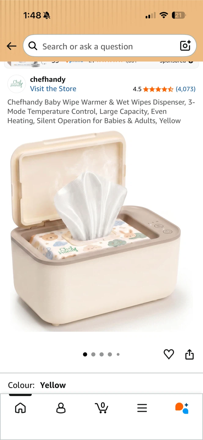 Chefhandy Baby Wipe Warmer - photo 4