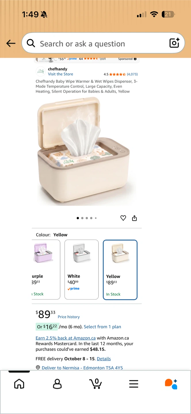 Chefhandy Baby Wipe Warmer - photo 5