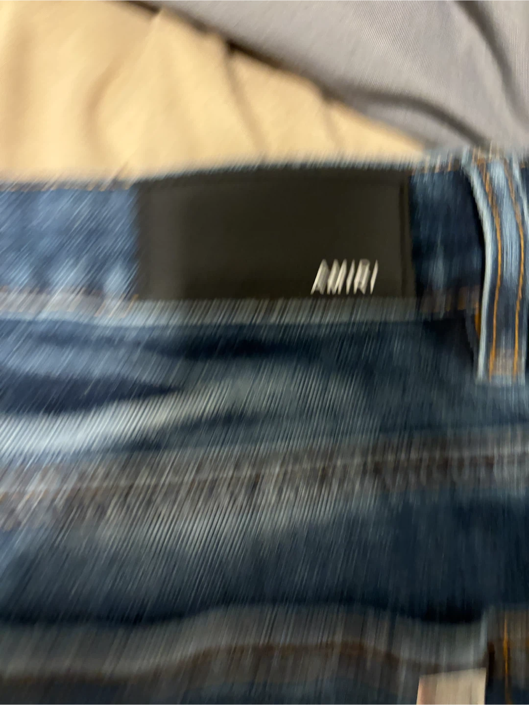 AMIRI Bandana Distressed Jeans Size 34