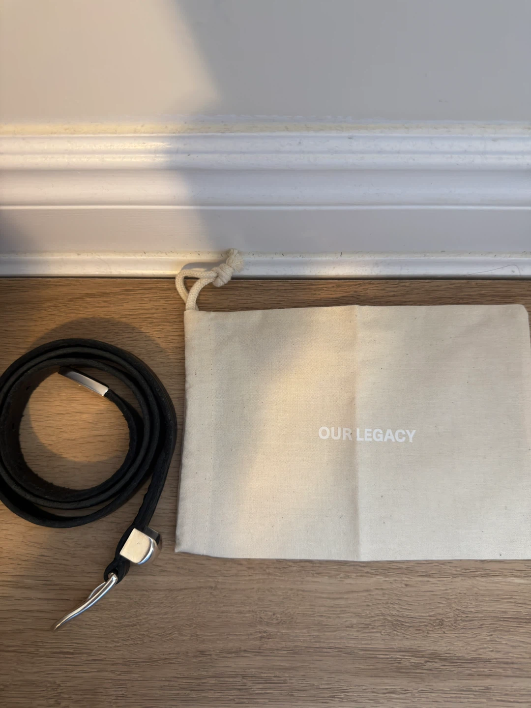 Our Legacy Black Leather Belt