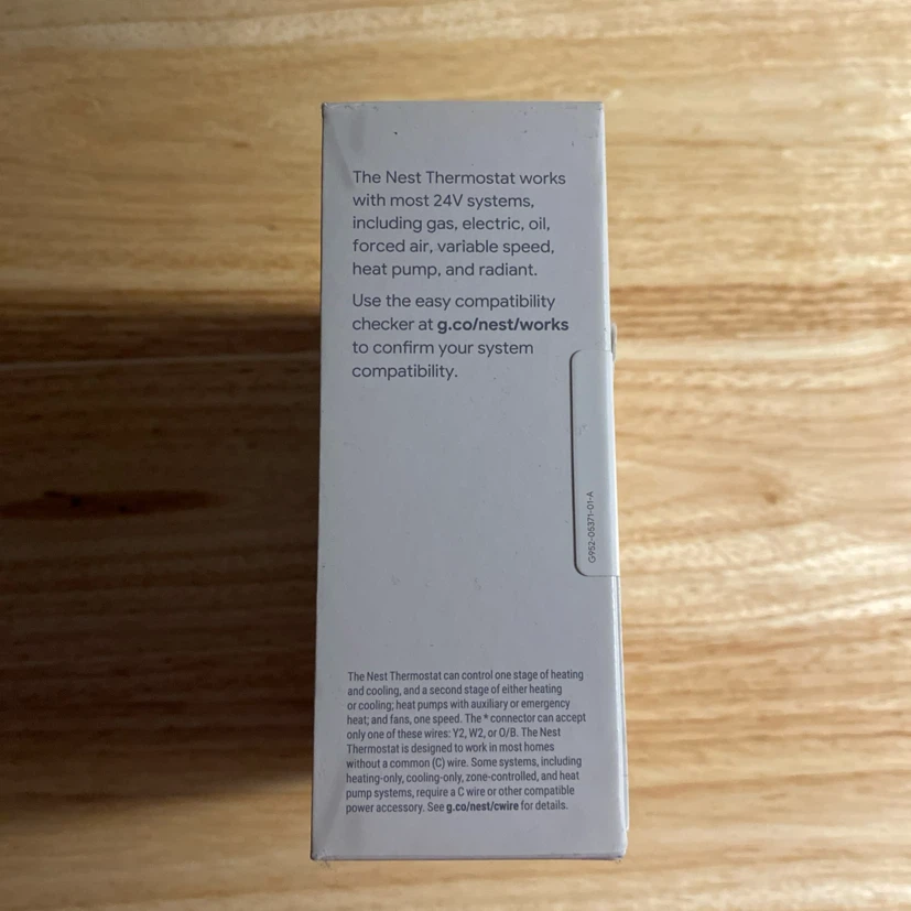 Google Nest Thermostat Sand New - photo 5