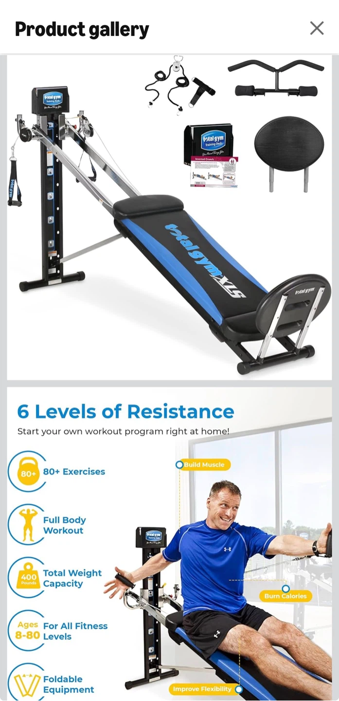 Total Gym 14000 Home Gym
