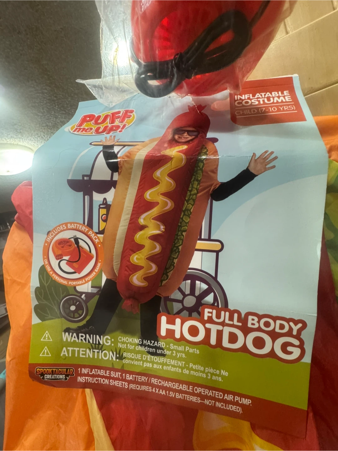 Inflatable Hotdog Costume - photo 2