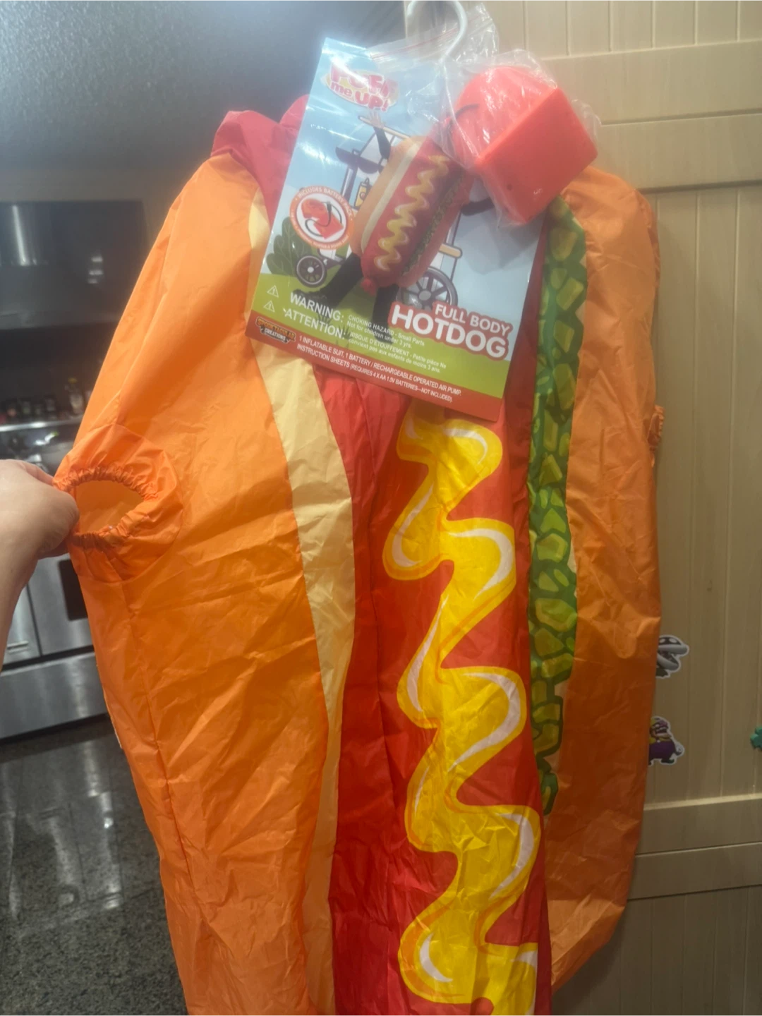 Inflatable Hotdog Costume