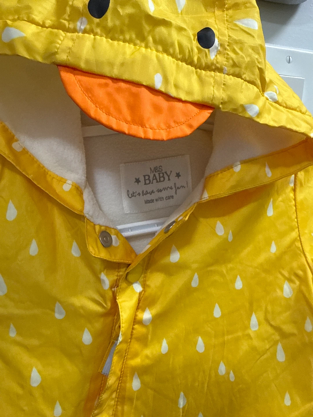 M&S Baby Yellow Duck Rain Suit - photo 2
