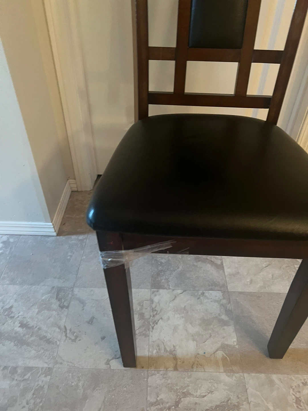 Dark Wood Dining Chair