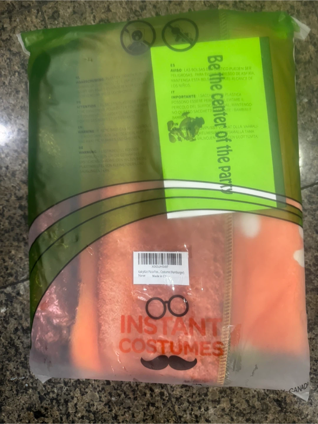 Halloween Hamburger Adult Costume - photo 5
