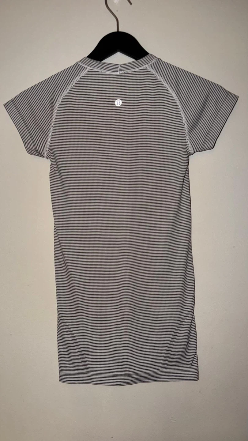 Lululemon Striped Short Sleeve Shirt