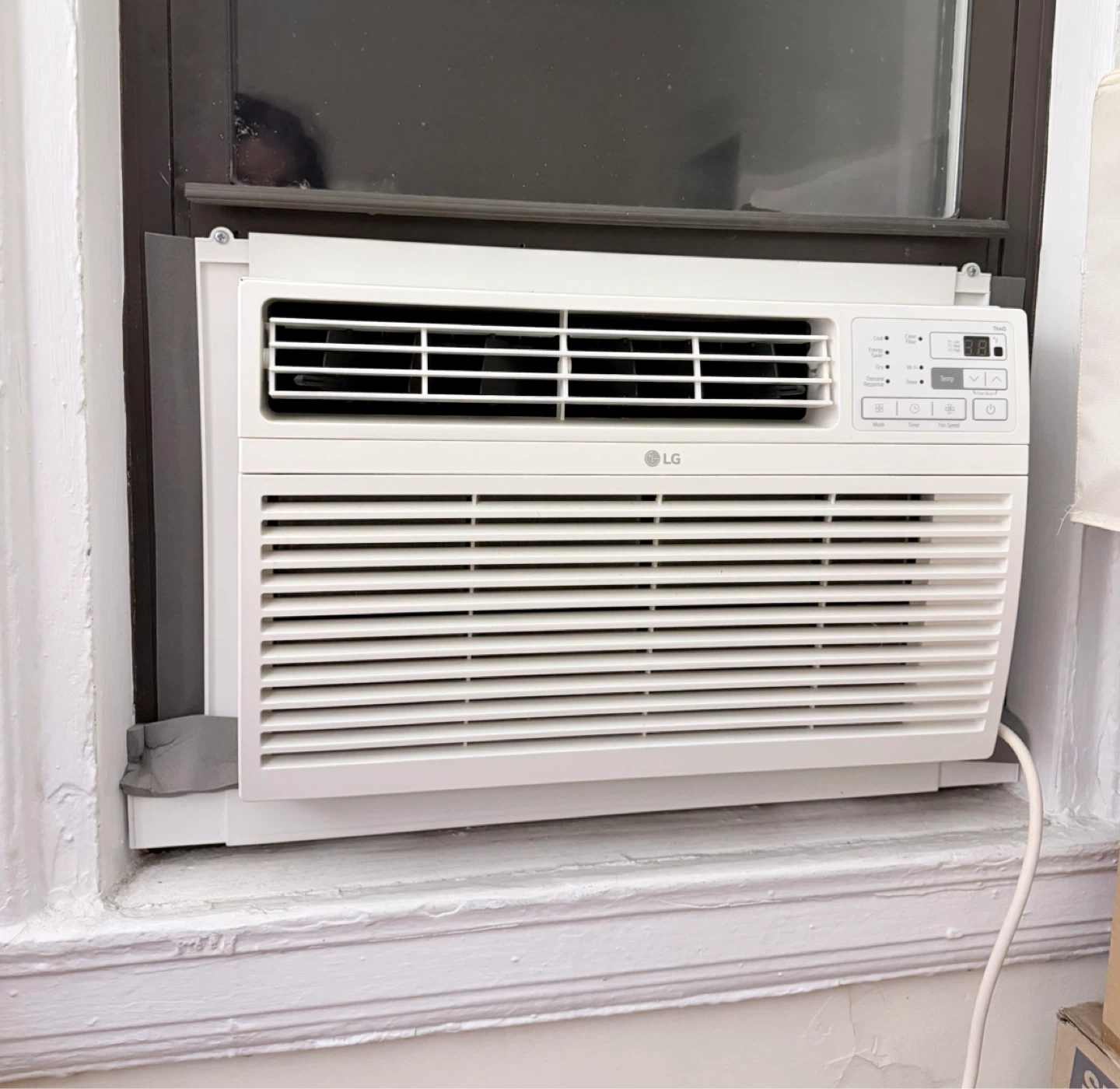 LG Window Air Conditioner with Support Bracket