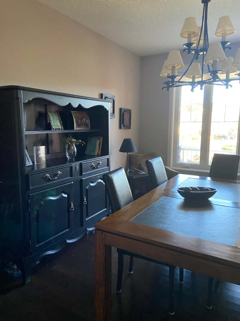 Dining table set with 6 chairs