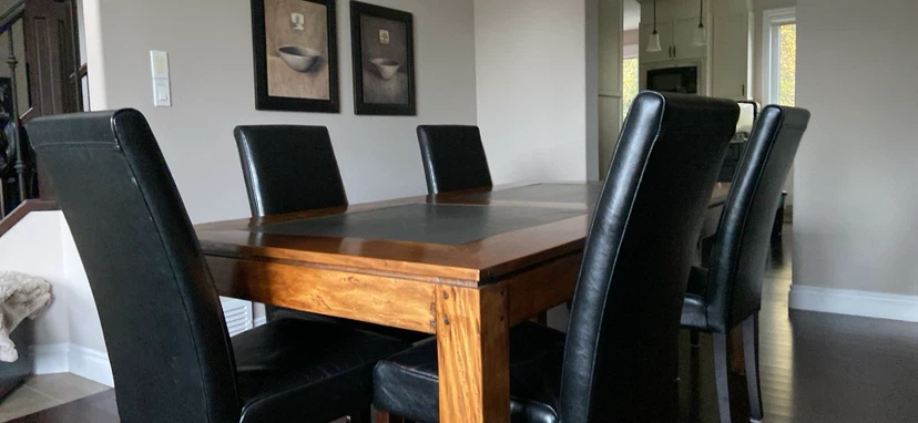 Dining table set with 6 chairs - photo 3
