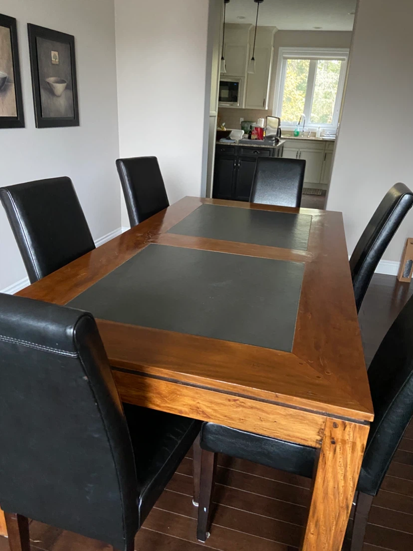 Dining table set with 6 chairs - photo 4