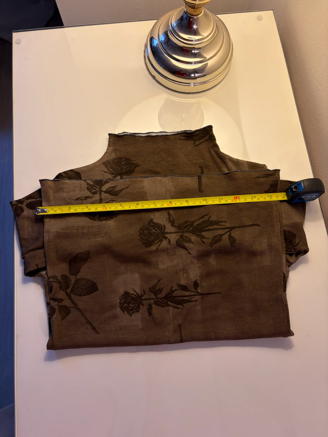 ⁠Womens Floral Long Sleeve Turtleneck Base Layer Shirt NWOT⁠ - photo 3