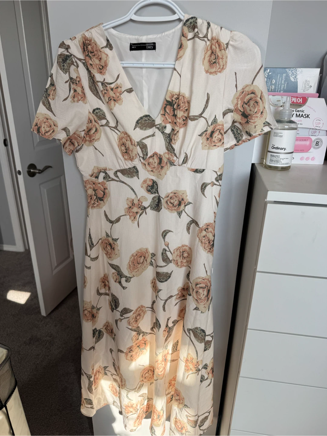 Dazy Floral Print Midi Dress