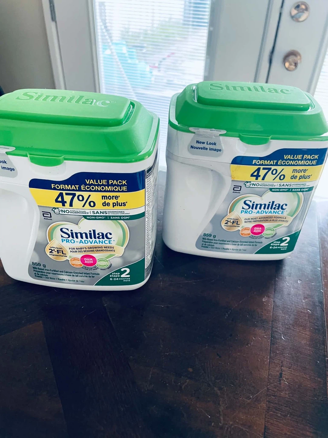 2 Similac Pro-Advance Step 2 Formula Containers