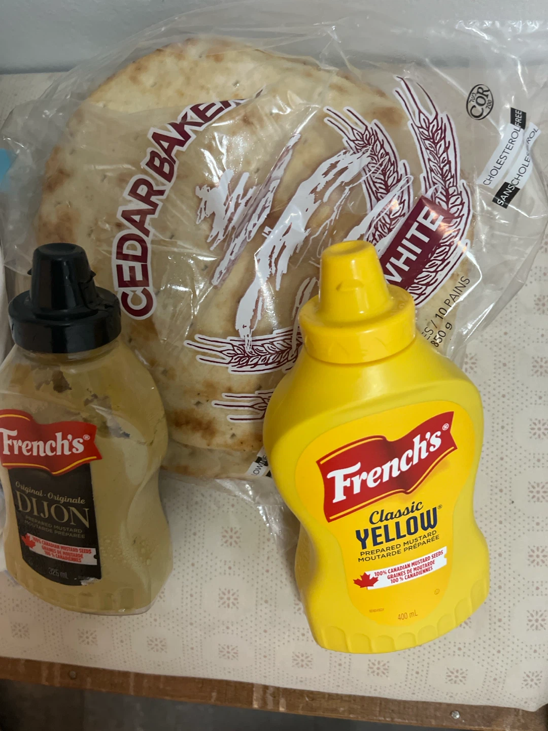 French's Mustard Bundle and Cedar Pita