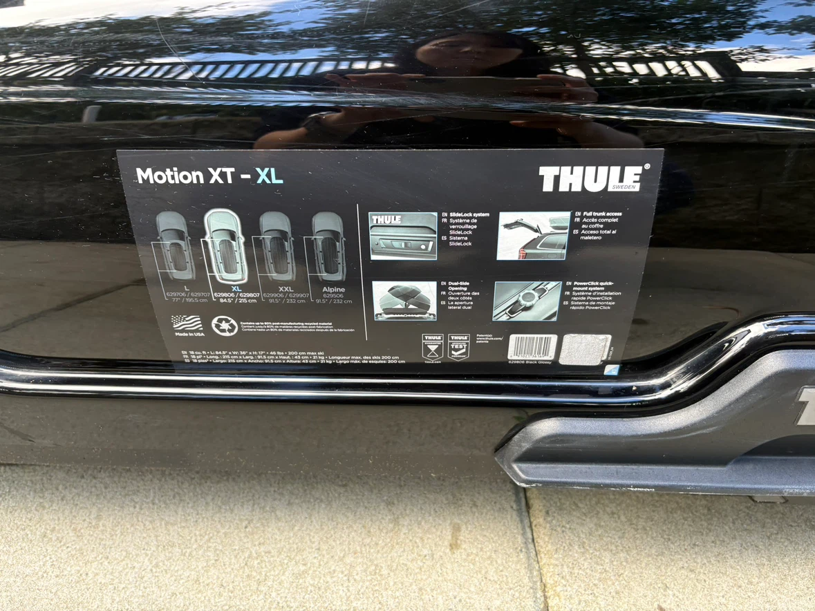 Thule Motion XT XL Rooftop Cargo Box - photo 5