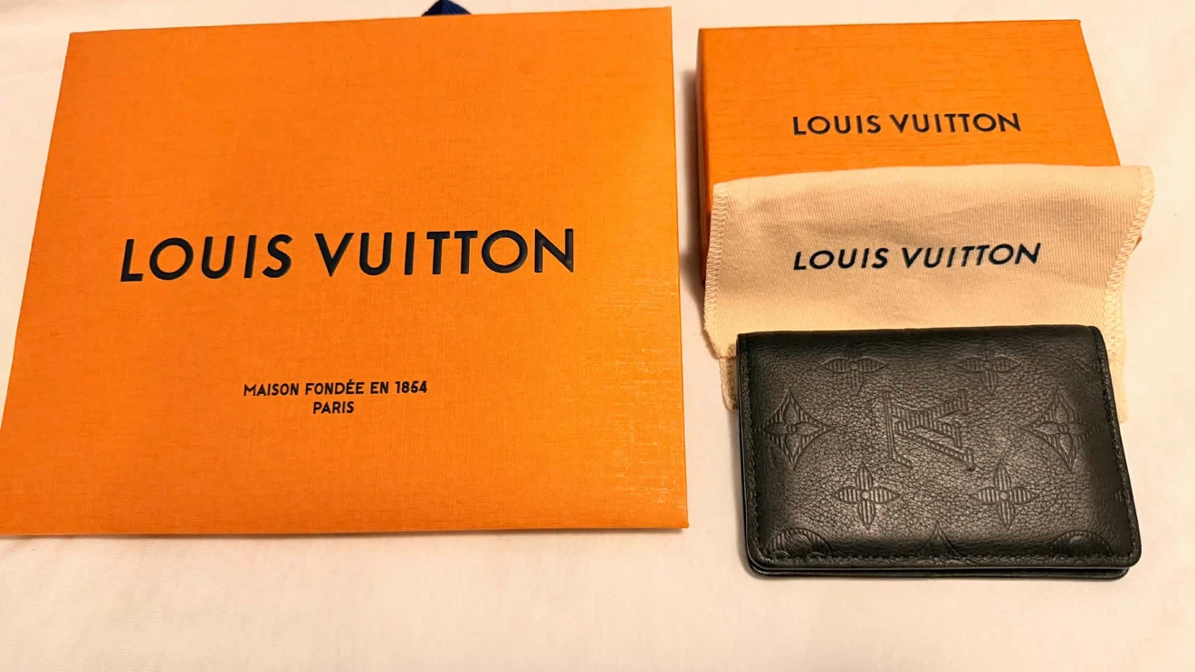 Louis Vuitton Black Empreinte Leather Card Holder - photo 3