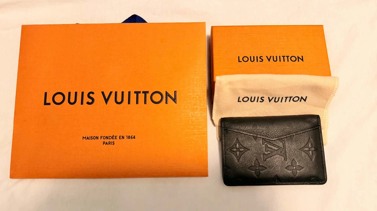 Louis Vuitton Black Empreinte Leather Card Holder - photo 4