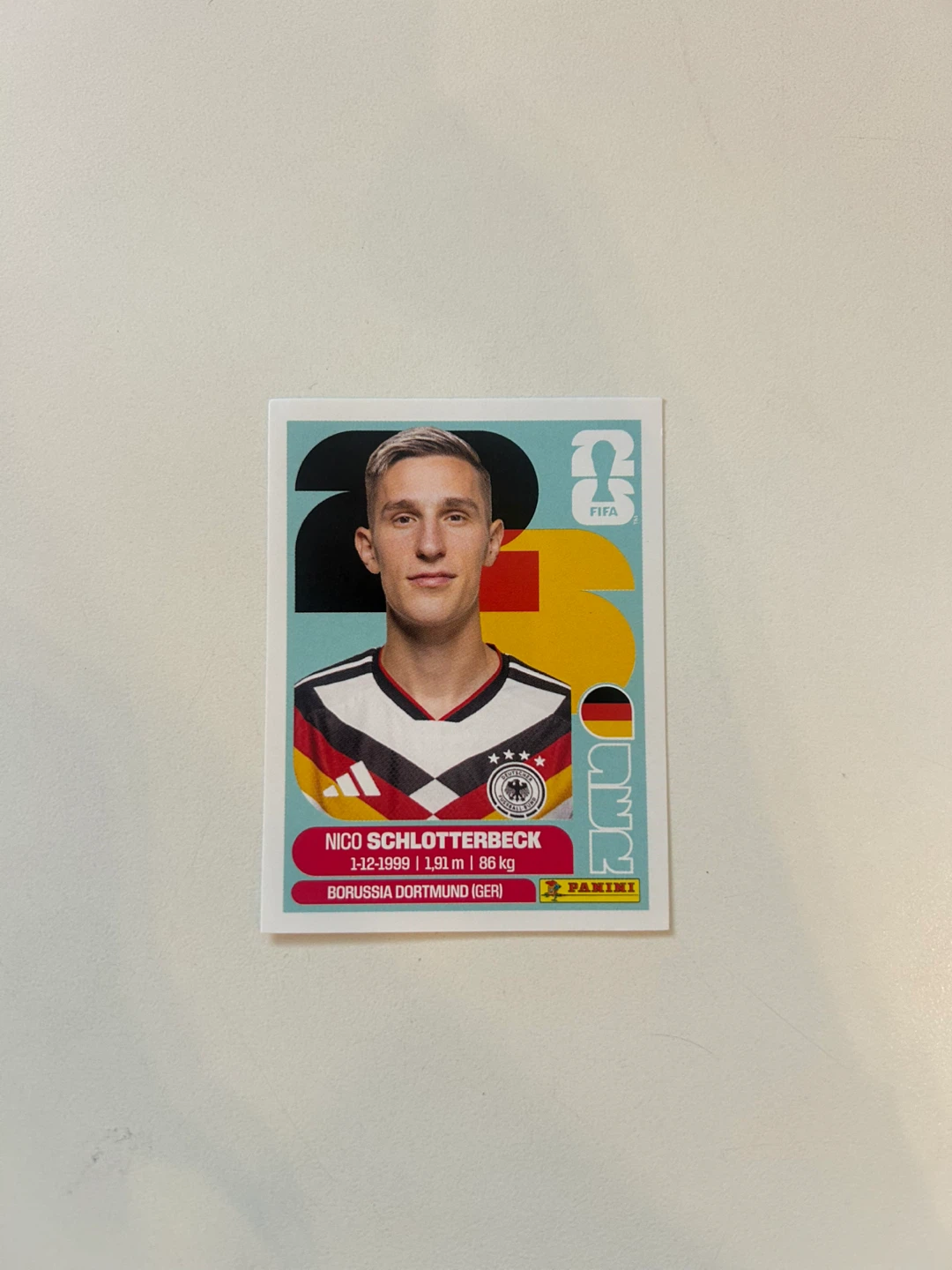 Panini FIFA World Cup 2026 Nico Schlotterbeck Card