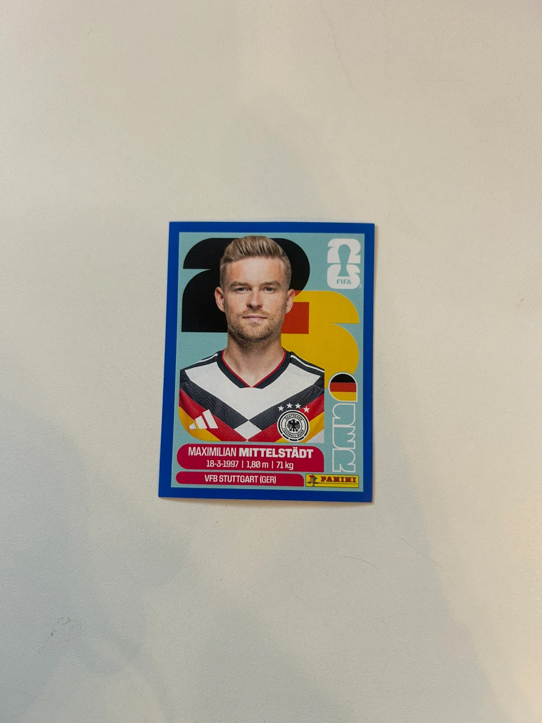 Panini FIFA World Cup 2026 Maximilian Mittelstädt Sticker
