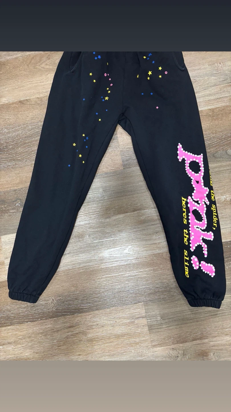 Spider Worldwide Sweatpants Black size medium