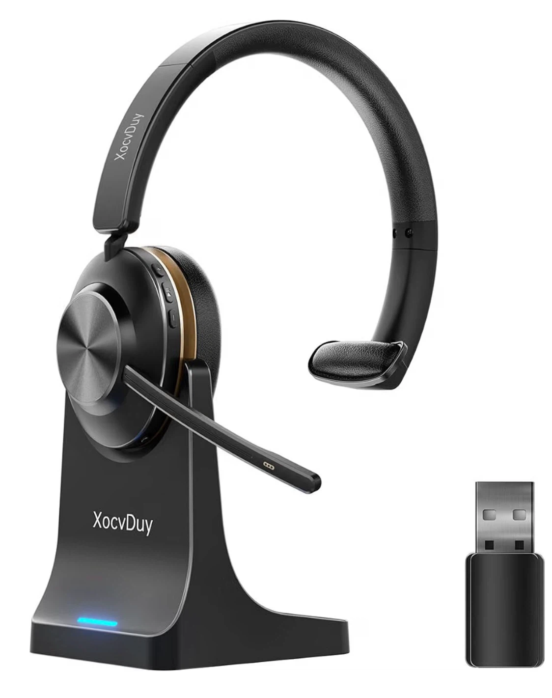 XocvDuy Wireless Headset with Charging Dock