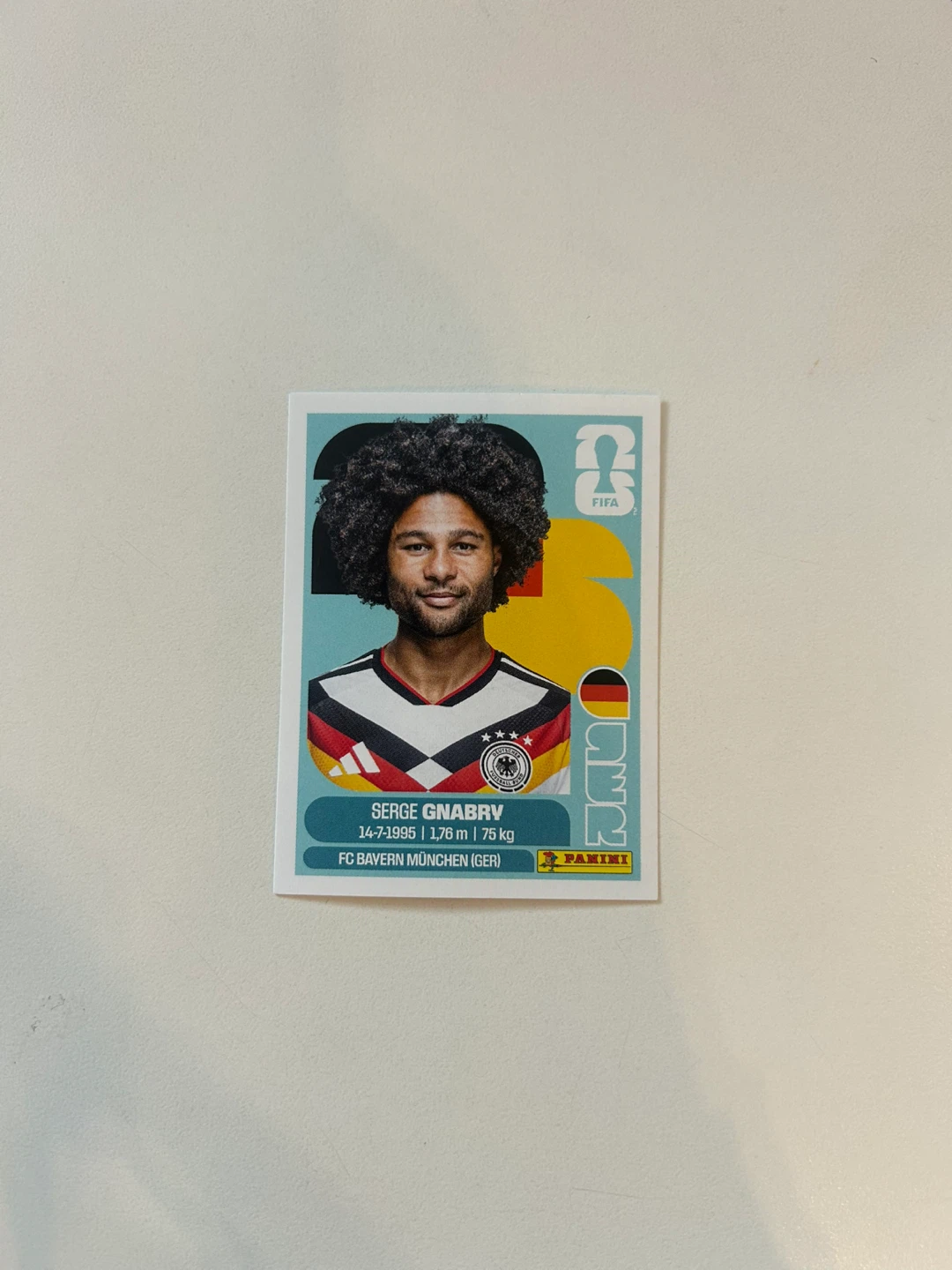 Panini FIFA World Cup 2026 Serge Gnabry Sticker