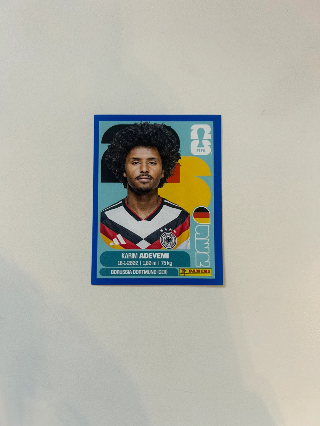 Karim Adeyemi Panini FIFA World Cup 2026 Sticker