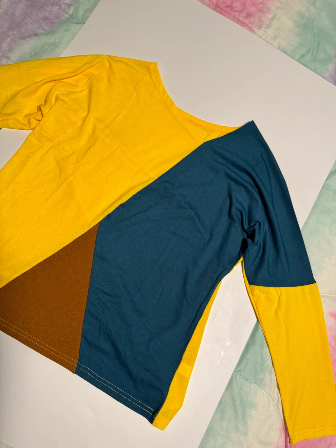 Colorblock Long Sleeve Shirt - photo 2