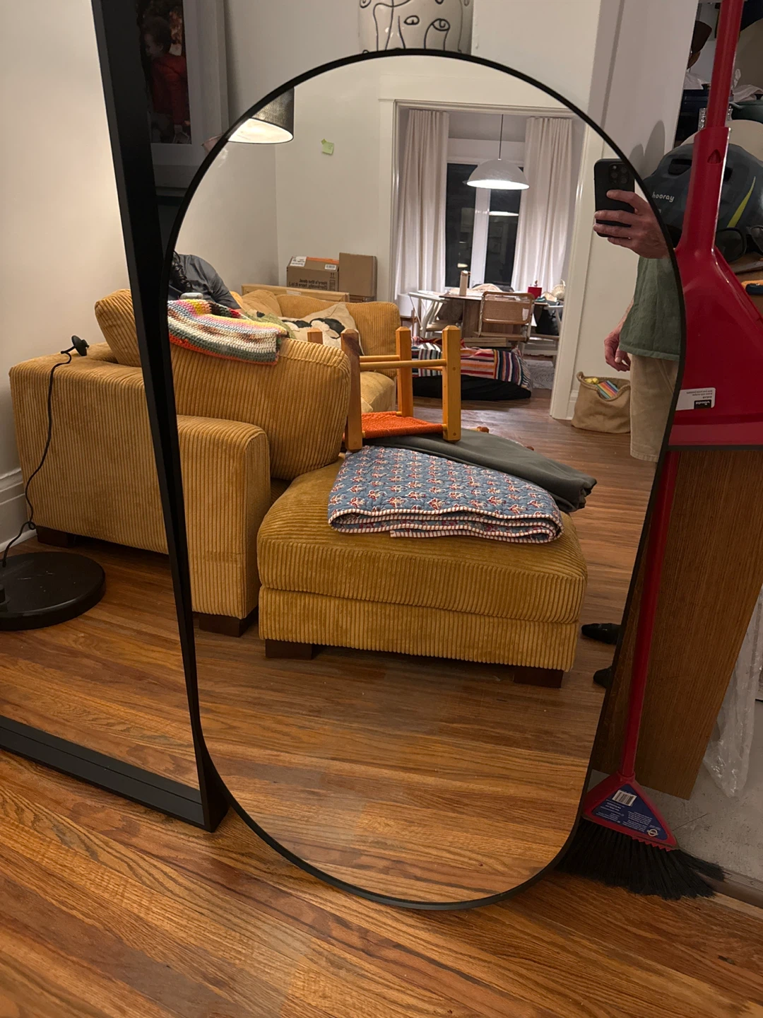 Full length and oval ended mirrors - photo 2