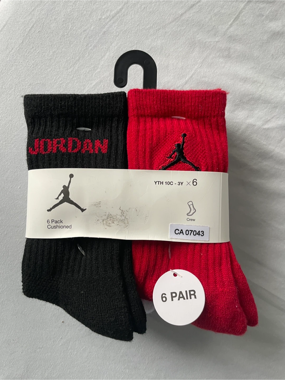 Jordan Youth 6-Pack Crew Socks